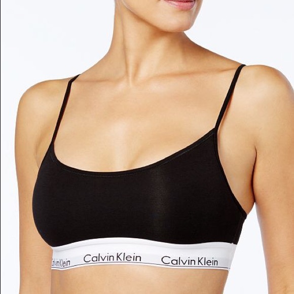 calvin klein thin strap bralette